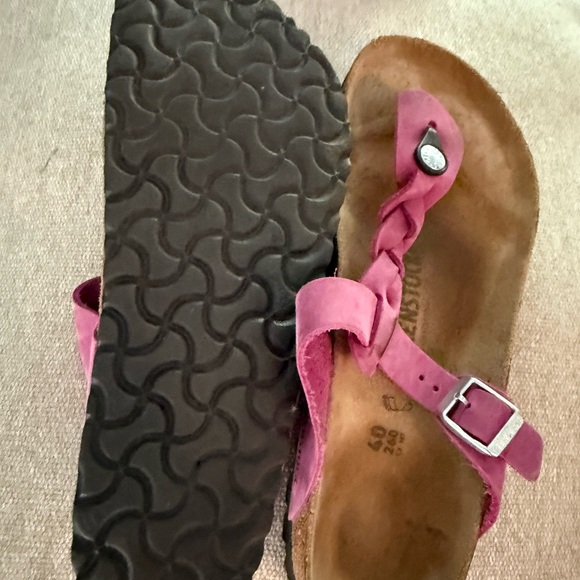 Birkenstock Pink Braided Sandals - Picture 5 of 6